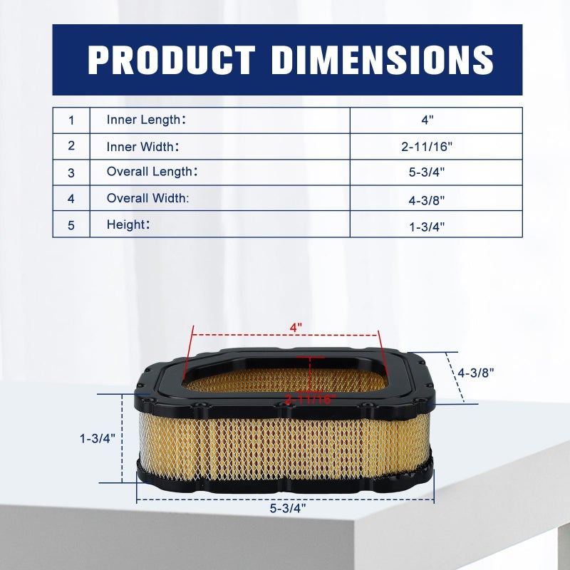 Powtol KH-32-883-03-S1 32 083 03-S Air Filter for Kohler Courage SV735 SV720 SV715 SV730 SV710 SV740 32 883 03-S1 KH-32-083-03-S Engine with KH-52-050-02-S 52 050 02-S Oil Filter - Image 3
